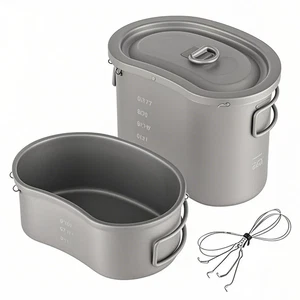 Titan Camping-Kanister-Set 380ml + 750ml Leicht Tragbar Outdoor Picknick Wandern - Bild 1 von 9