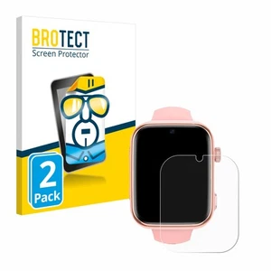 2x Osłona ekranu do Banlvs Dziecięcy Smartwatch 1,83 cala Przezroczysta folia ochronna - Zdjęcie 1 z 7