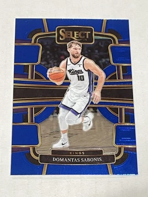 2023-24 Panini Select Basketball Blue #25 - Domantas Sabonis - Sacramento Kings - Image 1 of 2