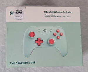 8BitDo Ultimate 2C Wireless Controller - Mint Edition for PC Android - Picture 1 of 7
