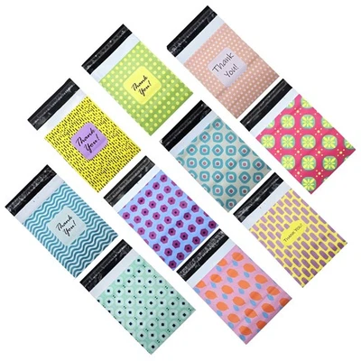 Bolsas de envío de 9 x 12 polietileno para correo de 2,4 mil sobres impresiones de diseñador 50 - 1000 un. Foto 1 de 4