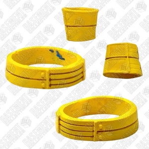 Mezco One:12 Cyclops - Yellow Wrist Cuffs & Thigh Straps X-Men 1:12 Scale Fodder - Picture 1 of 2
