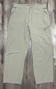 Simms Hose Herren groß leicht Outdoor Angeln Wandern khaki hellbraun 34 x 28 - Bild 1 von 13