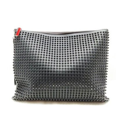 Bolso clutch Christian Louboutin de cuero negro 3293146 SIN TARIFA Foto 1 de 4