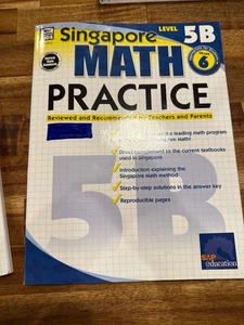 Singapore Math Practice Level 5B - Picture 1 of 2