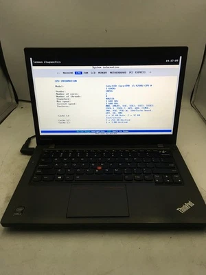 LENOVO THINKPAD T440S - BOOTS TO BIOS/LOCKED - INTEL I5 4200U - 8GB RAM -READ-BB - Image 1 of 4