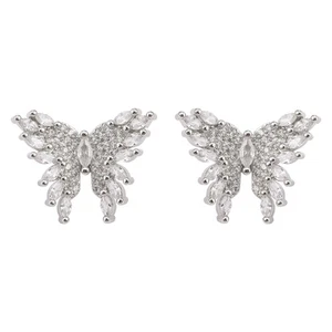 Shimmering Butterfly Shape Earphone Clip for Freeclip Earbuds Fully crystal - Picture 1 of 8