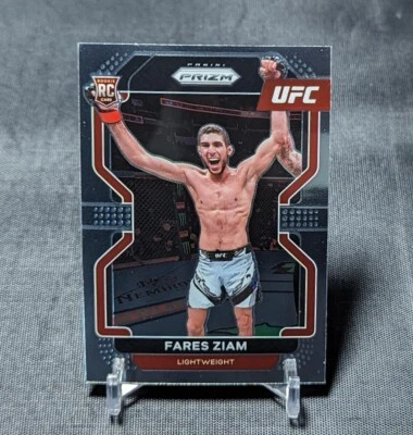 Fares Ziam Rookie RC 2022 Panini Prizm UFC Card #143 - Image 1 of 2