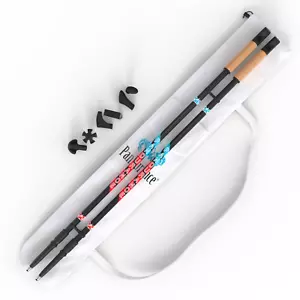 PanDurance® Carbon Nordic Walking Stöcke – 100% 3K Carbon Ausrüstung | Teleskop - Bild 1 von 8