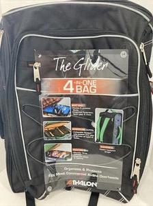 Athalon THE GLIDER Boot Bag 4 in 1 Carryon Backpack Adventure BLACK NEW w/ Tags! - Picture 1 of 24