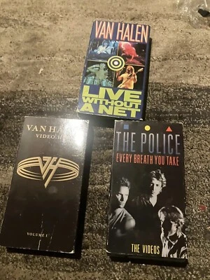 Vintage Lot Van Halen/ The Police Rock Band Special Release Vhs Movie Bundle 90s - Image 1 of 4