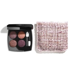 Chanel Les 4 Ombres Tweed 2g / 0.07oz 02-Tweed Pourpre Limited Edition Japan - Picture 1 of 6