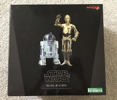 Auténticas figuras Artfx Star Wars R2-D2 y C-3PO escala 1/10 nuevas en caja Foto 1 de 4