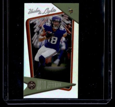 2022 Panini Legacy Under the Lights Silver Justin Jefferson #UL-39 - Image 1 of 2