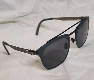 Handmade Ovvo 3819 Black/Bronze With Slate Green Lightweight Titanium Sunglasses - Picture 1 of 5