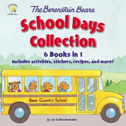 Berenstain Bears School Days Collection : 6 Books in 1, Includes Activities, Stickers, Recipes, and More! by Mike Berenstain (2022, Children's Board Books)