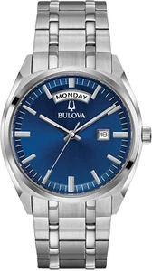 Bulova Men'S Classic Surveyor 2-Hand Day/Date Quartz Watch, Luminous Hands, 39Mm - Picture 1 of 12