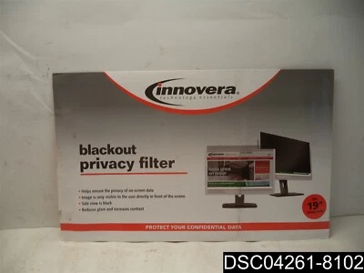 Filtro de privacidad Innovera BLF190W negro para monitores LCD de pantalla ancha de 19" Foto 1 de 4