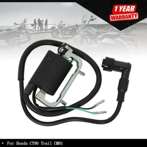 Ignition Coil W/ Spark Plug Cap For Honda CT90 Trail CM91 30530-102-780 USA - Picture 1 of 12