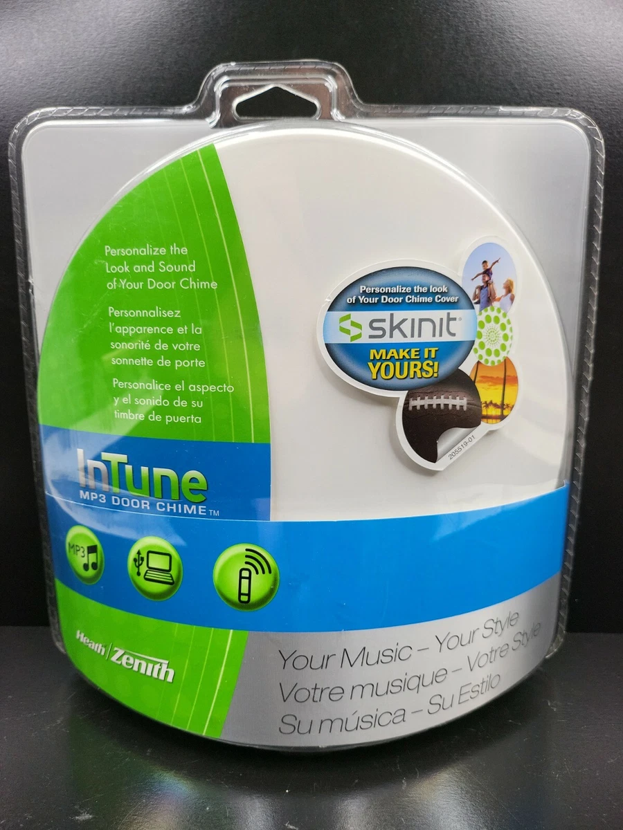 Heath Zenith Wireless In Tune MP3 Door Chime Play Favorite Song