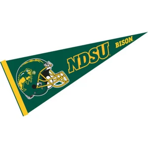 North Dakota State Bison 12 in X 30 in Football Helmet Pennant - Picture 1 of 4
