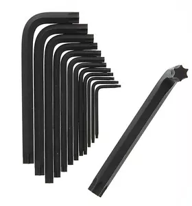 Bondhus 31737 Star Tip Star Key L-Wrench Set with ProGuard Finish, 9 Piece - Picture 1 of 1