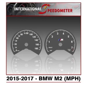 Speedometer Faceplate Fits a 2015 to 2017 BMW M2 (MPH) - Picture 1 of 3