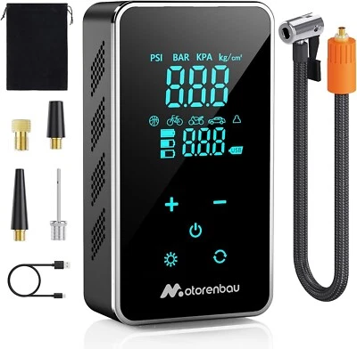 Motorenbau Tire Inflator Portable Air Compressor,Tire Air Pump for Car Tires