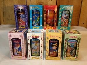 De colección 1994 Disney Collector Series ~ BK ~ Juego Completo de 8 Vasos Coca Cola - Imagen 1 de 3