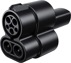 CCS1 to Tesla Adapter, 300A / 500V / 250KW DC Level 3 Fast Charging (Black) - Bild 1 von 17