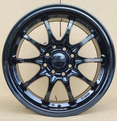 CE28 VOLK RAYS WHEEL 15X7JJ 8H100/114.3 ET38 LIGHT WEIGHT WHEEL FLOWFORMING - Image 1 of 3