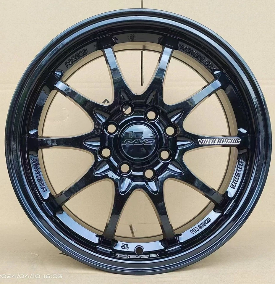 CE28 VOLK RAYS WHEEL 15X7JJ 8H100/114.3 ET38 LIGHT WEIGHT WHEEL FLOWFORMING - Image 1 of 3
