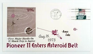 USA PIONEER 11 JUPITER MISSION 1973 COVER ESPACE Lollini (842) - Picture 1 of 1
