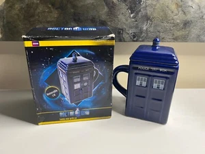 Doctor Who Tardis Mug with Removeable Lid - 17oz. Unused, boxed. - Picture 1 of 1