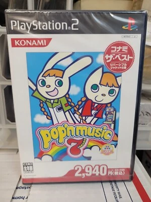 Pop'n Music 7 the Best (2005) New Factory Sealed Japan Playstation 2 PS2 Import - Image 1 of 2