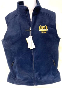 Sun Valley High School Navy Med. Honor Society Fleece Vest Aston PA-NEW - Picture 1 of 3