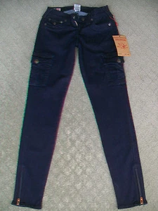 TRUE RELIGION 'KRISTA SUPER SKINNY' JEANS WMN - BNWT - SIZE 6 7 8 9 10 11 - Picture 1 of 4