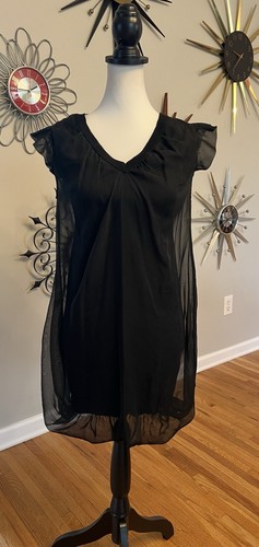 Love Moschino 4 Mini Abito Nero a Bolla Made in Italy