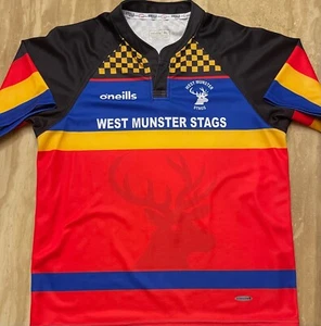 West Munster Stags VINTAGE O'neills Rugby Jersey - Picture 1 of 6