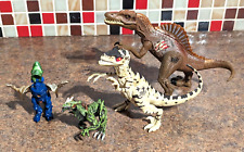 Spinosaurus/Raptor Jurassic Park Dinosaur JP3 2000 Hasbro TESTED WORKS beast war