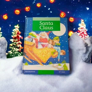 Santa Claus 1st Story Book Childrens Christmas D Jackman Kris Kringle Vintage 91 - Picture 1 of 17