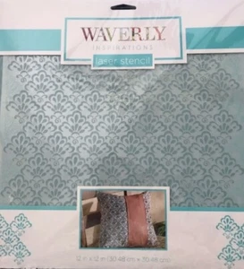 Waverly Inspirations Laser Stencil~SCALLOP~12" x 12"~So Useful!~Quick Ship! - Picture 1 of 1