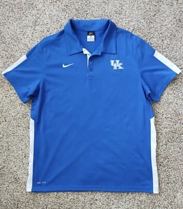 Nike DRI-FIT Polo Shirt Golf UK Kentucky Wildcats Mens Large Excellent Pre-Owned - Bild 1 von 3