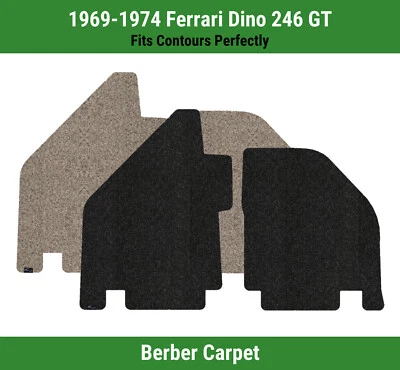 Alfombrillas de primera fila Lloyd Berber para Ferrari Dino 246 GT 1969-1974  Foto 1 de 4