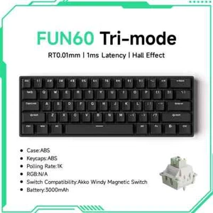 Keyboard Magnetic Switch 60% Wireless Gaming Keyboard Rapid Trigger 8K Keyboard - Picture 1 of 40