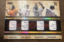 2016 Hits Memorabilia Evan Longoria Todd Frazier MLB Tag Logo Patch Jersey 2/3🔥
