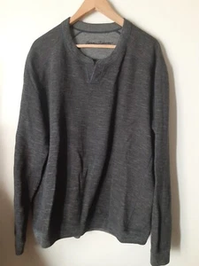 Tommy Bahama Warm Knit Shirt Mens XL Gray Round Neck Pullover Long Sleeve No Tag - Picture 1 of 7