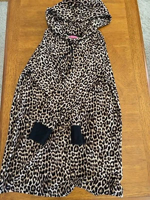 BETSEY Johnson Mujeres Terciopelo Vellón Tumbona M Cabina Acogedora Ropa de Salón Calentador Corporal Foto 1 de 4