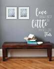 Love Grows Best In Little Houses Rustic Farmhouse Home Wall Decal Words Decor