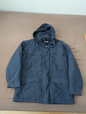 Vtg Fila Jacket Mens Size L Blue Nylon 90s Parka Heavyweight Adults Waterproof - Image 1 of 4